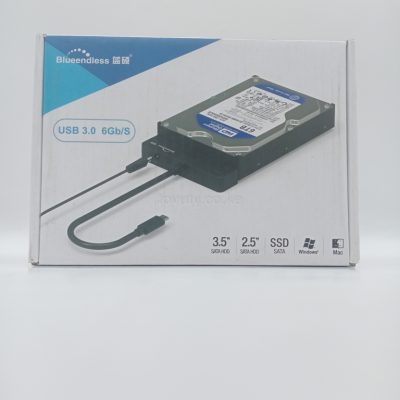 2.5″/3.5″ SATA to USB 3.0 Adapter – With Power Supply
