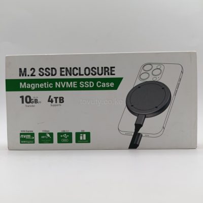 Magnetic M.2 NVME SSD Enclosure (PD 100W) – iPhone 15 & Mac Pro Res Ready